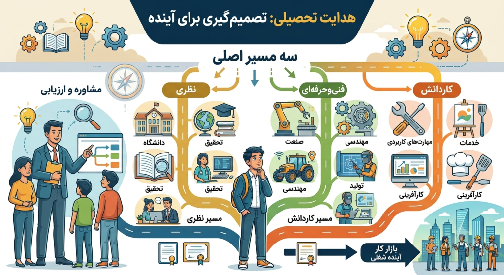 هدایت تحصیلی چیست؟ هدایت تحصیلی چیست؟