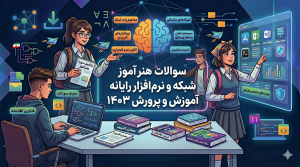 سوالات هنر آموز شبکه و نرم افزار رایانه آموزش و پرورش 1403