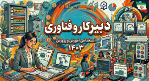 دبیری کار و فناوری استخدامی آموزش و پرورش ۱۴۰۳