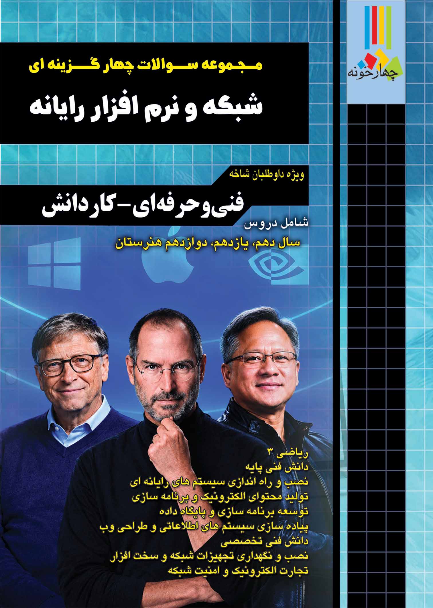 مجموعه سوالات چهارگزینه ای شبکه و نرم افزار رایانه