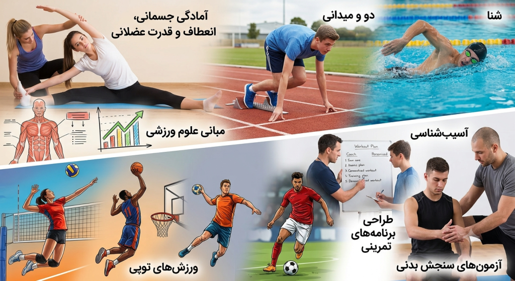 بررسی دروس ۳ ساله تربیت بدنی1406