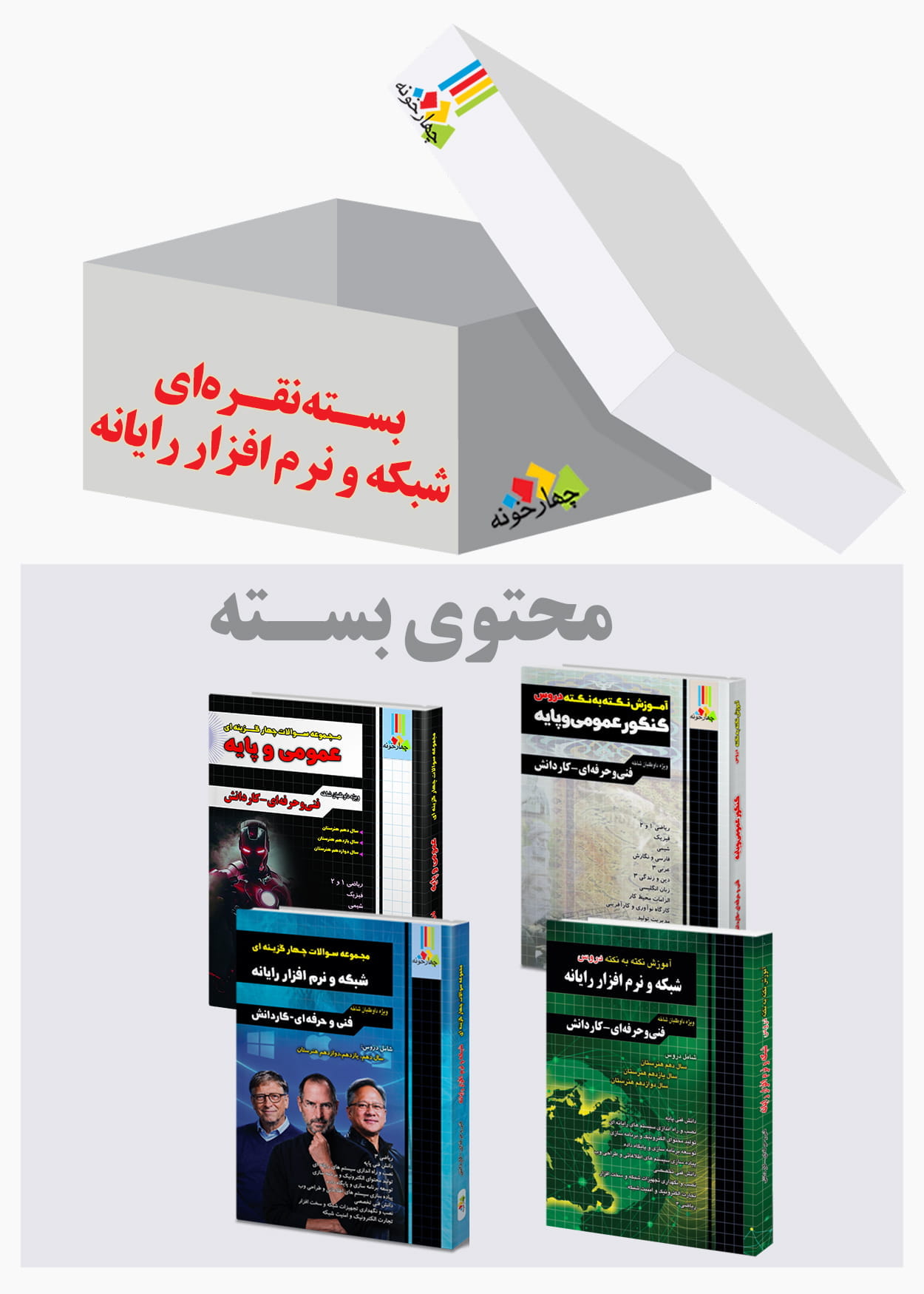 بسته نقره ای کنکور شبکه و نرم افزار